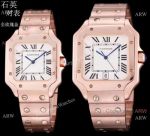 New Replica Cartier Santos de Cartier Lover Watch Rose Gold Quartz_th.jpg